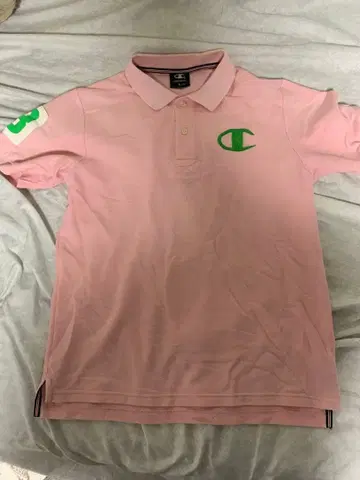 Champion 핑크 피케 셔츠