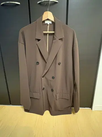 nilway 브라운 더블 브레스트 자켓