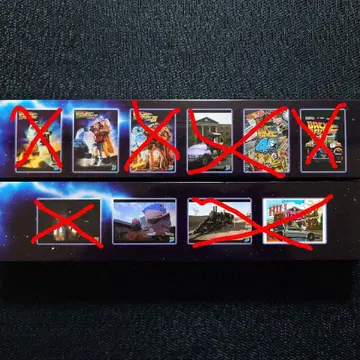 후류 복권 백 투 더 퓨처 G상 아트 포스터 4종