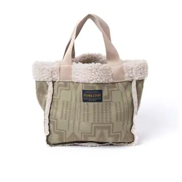 새상품 펜들턴 비건 무스탕 토트