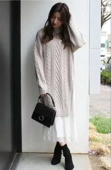 머큐리 듀오 니트 원피스