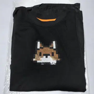 QVC 퍼슨즈 폭스 스팽글 튜닉 블랙/M