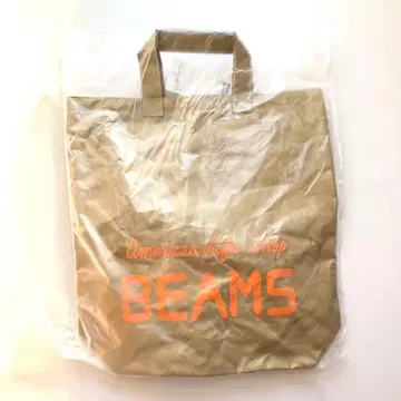 패션 인 재팬 빔즈 LOGO 타이벡 토트