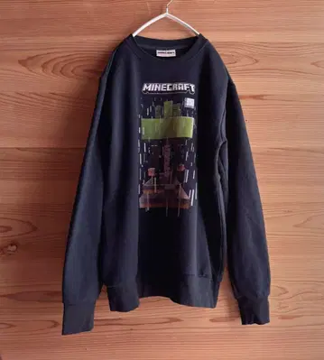 남성용 마인크래프트2 트레이닝복 블랙