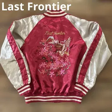 새상품급! Last Frontier 독수리와 벚꽃 스카잔 빨간색 실버