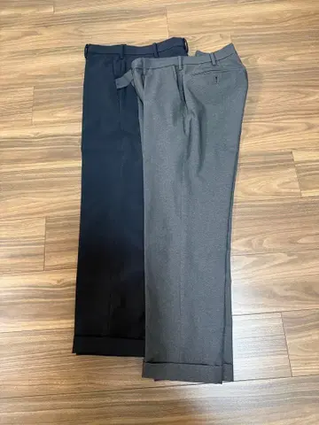 유니클로 UNIQLO 감동 팬츠 다크 그레이, 네이비 세트 76 x 85