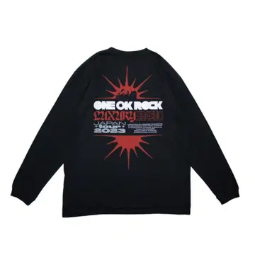 ONE OK ROCK 2023 DOME 롱 슬리브 T셔츠