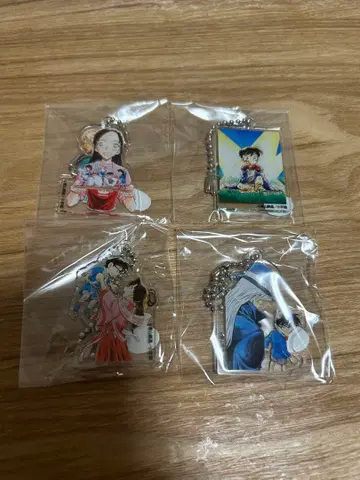 명탐정 코난 호쿠에이정 한정판 아크릴 키링 코난 백화점 가챠