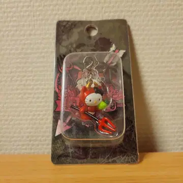 헬로키티 악마 코스튬 키링