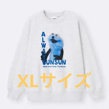 헤비 웨이트 맨투맨 풀오버 퍼펫 순순 XL 사이즈