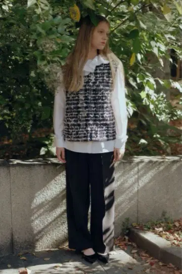 ohga 트위드 베스트