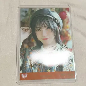 =LOVE 이코러브 노구치 이오리 친필 사인 브로마이드 요리