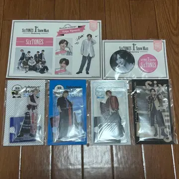 SixTONES 교모토 타이카 아크릴 스탠드 캔 배지 씰