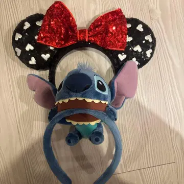 [ 두 개 세트 ] 미니 마우스와 스티치 머리띠