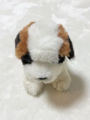 semo 레어 레트로 세인트 버나드 강아지 봉제 인형