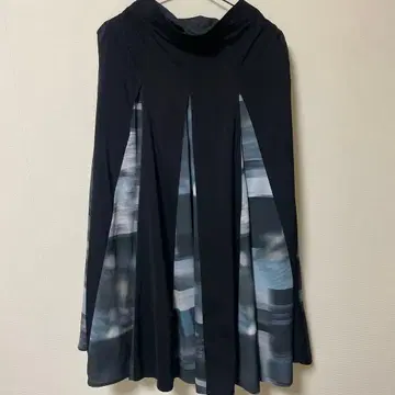 HARE 하레 배색 절개 턱 스커트