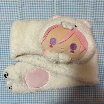 호박 화이트 북극곰 머플러