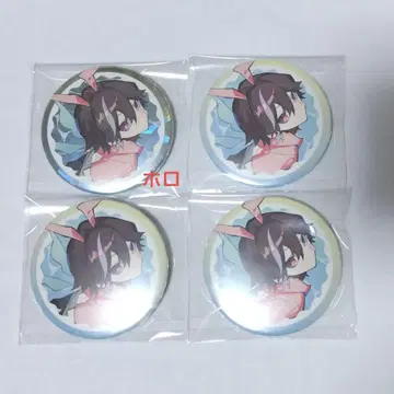 Crazy Raccoon CR 페스티벌 2025 토피 캔 배지 4개 세트