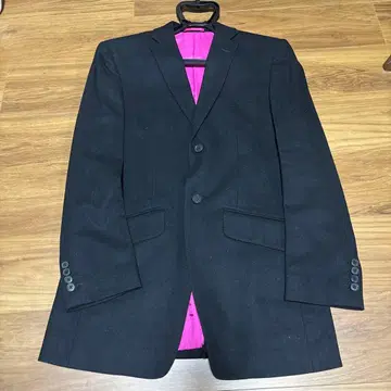 mistake? BY OZWALD BOATENG 체스터 코트 블랙