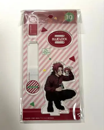 블루 록 이토시 사에 아크릴 스탠드 프롭스 먹거리