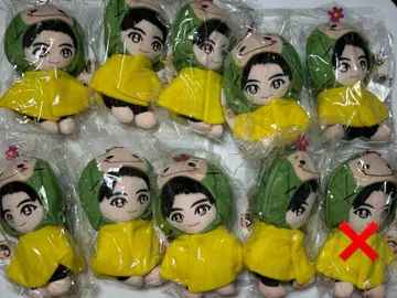 [미개봉 새상품] 점프우 치넨 유리 사보넨 봉제 인형