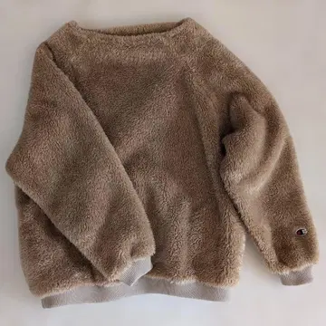 챔피온 보아 플리스 풀오버 복슬복슬 베이지