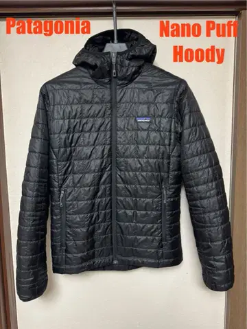 새상품급 Patagonia Nano Puff Hoody BK S사이즈