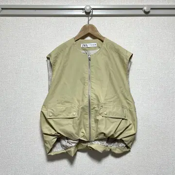 [새상품급] ZARA(자라) 오버 사이즈 볼륨 베스트 레이어드