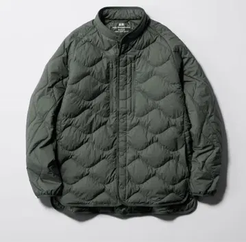 UNIQLO 리사이클 하이브리드 다운 자켓 올리브