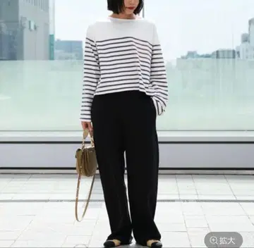 brill 속기모 스웨트 팬츠 블랙