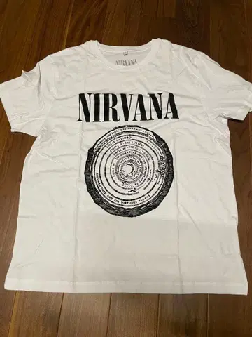 NIRVANA 베스티불 화이트 티셔츠 XL