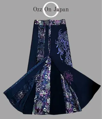 [ 초레어 ] Ozz On 화 차이나 꽃 자수 롱 스커트 M