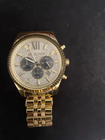 Michael Kors 골드 크로노그래프 남성용 손목시계