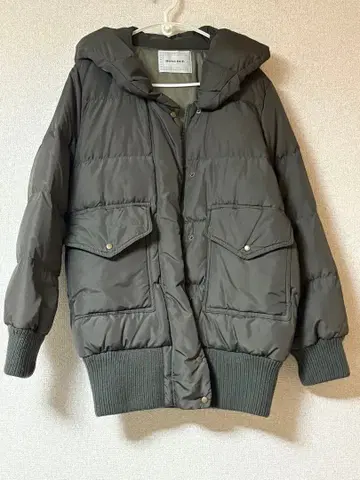 ROSE BUD 다운 코트 카키