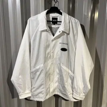 FLUTTER 나일론 자켓 화이트 할리 초퍼