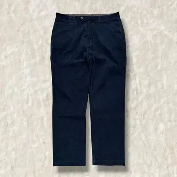 레어 다니엘 크레뮤 코듀로이 팬츠 굵은 폭 네이비 코튼