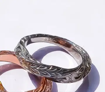 써지컬 스테인리스 반지 (하와이풍) 3개 세트