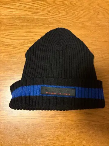 Polo Sport 니트 모자 비니 블랙 파랑