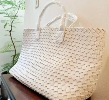 컨디션 최상! 메쉬 토트백 화이트