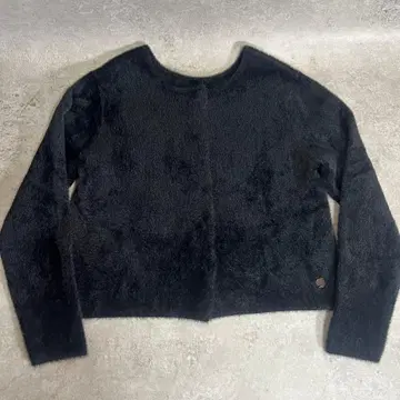 TWINSET MILANO 블랙 퍼 가디건