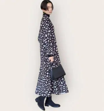 UNFIRO 긴팔 프린트 원피스 S 사이즈