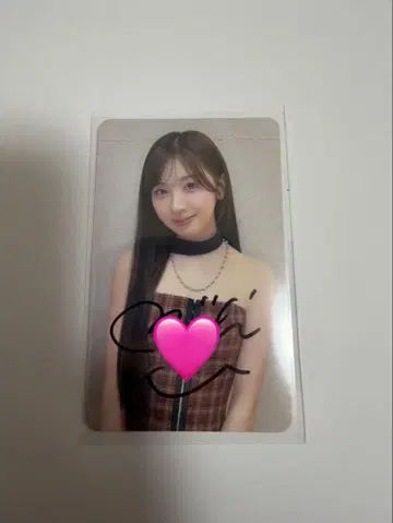 NiziU 미이히 친필 사인 트레이딩 카드