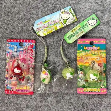 헬로키티 지역 한정 군마 오제 스트랩 지퍼 마스코트