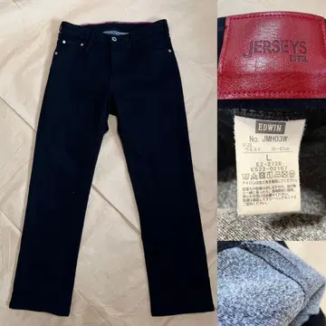 EDWIN JERSEYS 블랙 방한 데님 재지즈 블랙 에드윈