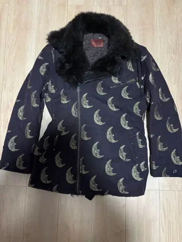 yoshiyuki konishi 초승달 보아 인조 모피 자켓