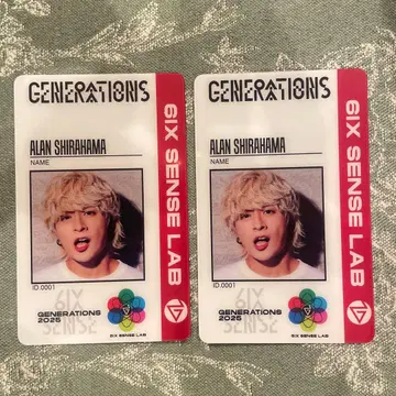 GENERATIONS 6IX SENSE ID카드 시라하마 아란