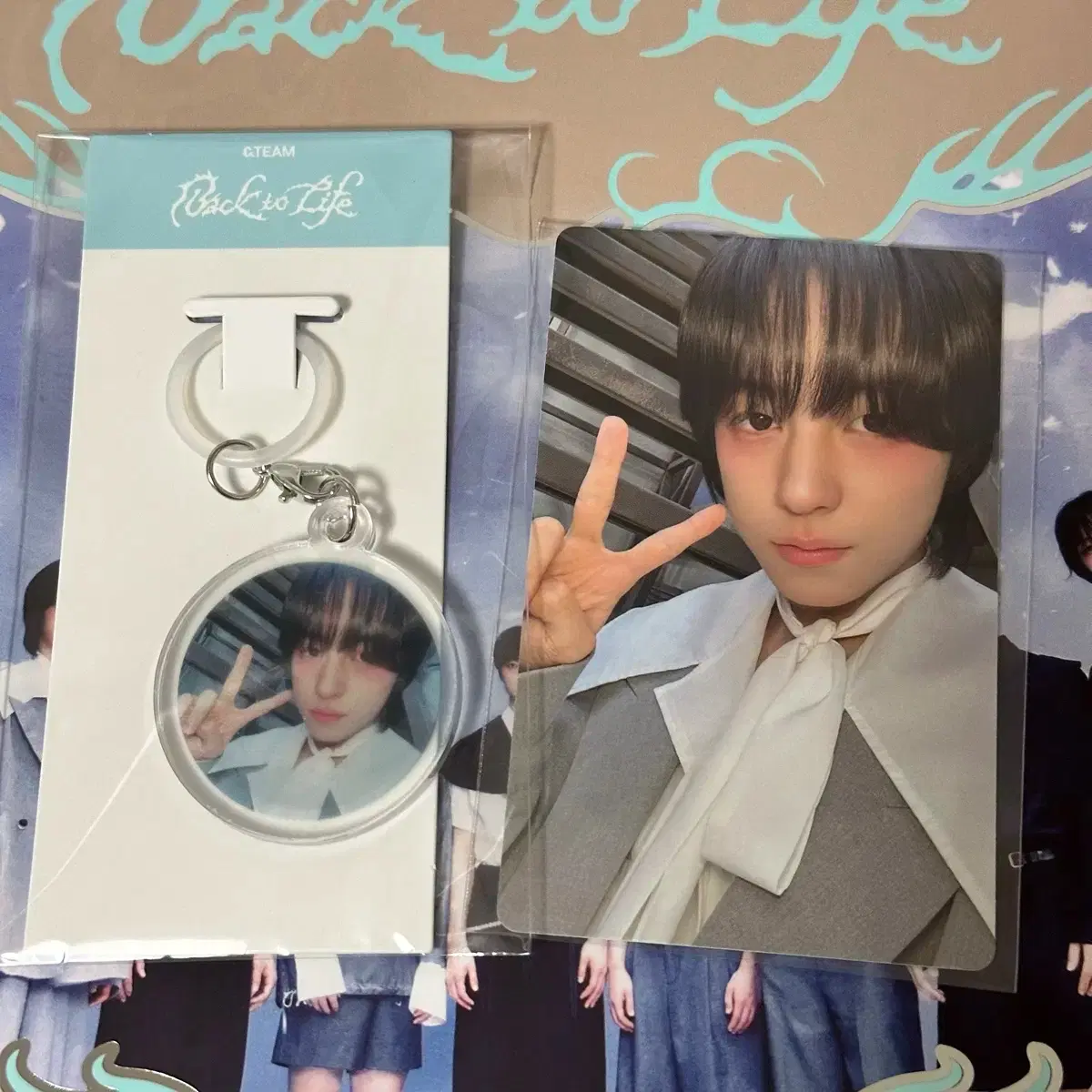 &team Taki Back to Life Weverse unreleased photocard keychain wts