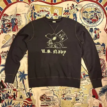 버즈릭슨 스누피 맨투맨 U.S. NAVY SNOOPY