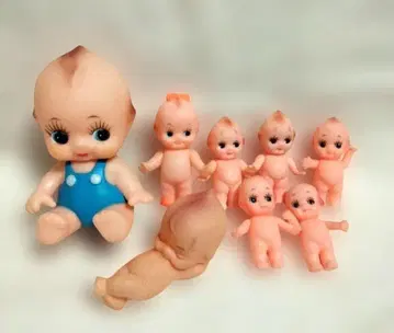 큐피 인형 8체