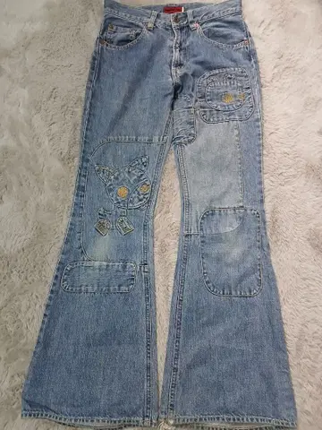 무차차 데님 팬츠